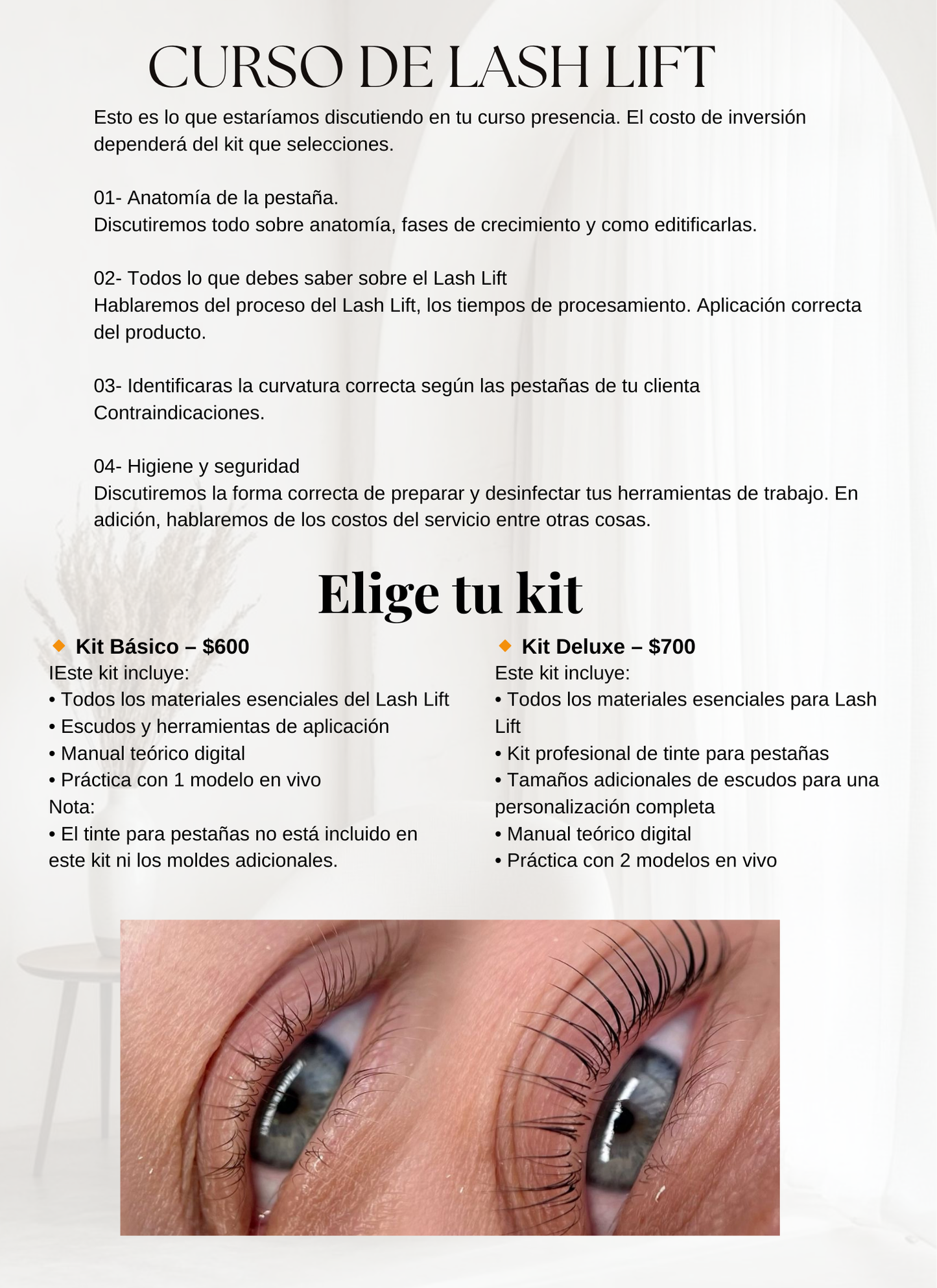 Lash Lift Course