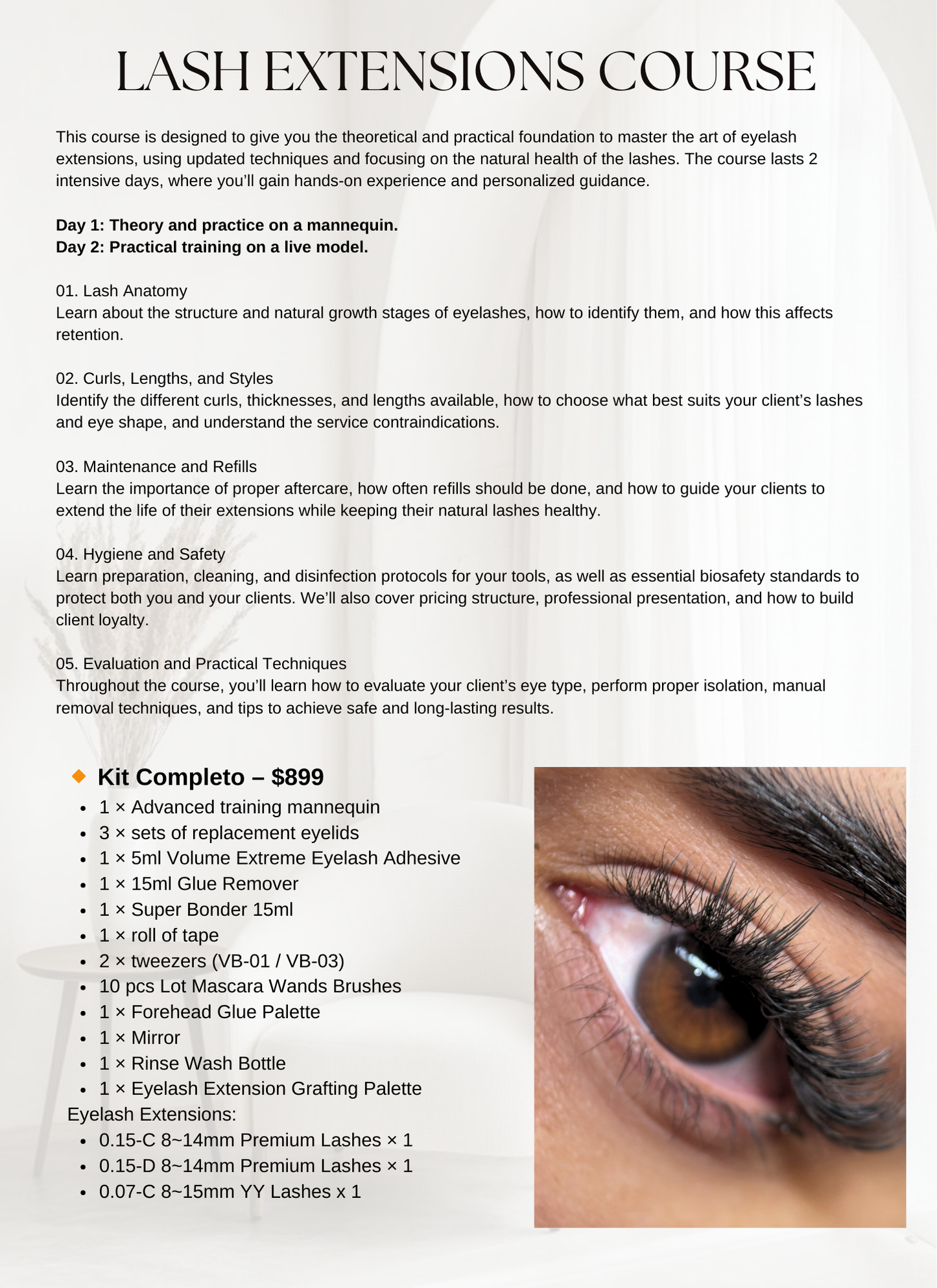 Lash Extension Course